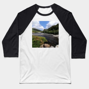 The endless river (river, nature, mountains, peace river and adventure) Baseball T-Shirt